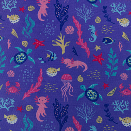 Ранец Комус Класс Аксолотль фиолетовый с двумя отделениями (с наполнителем)