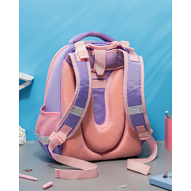 Ранец Комус Класс Аксолотль фиолетовый с двумя отделениями (с наполнителем)