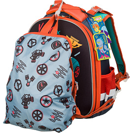 Ранец Комус Класс Your Speed синий с двумя отделениями (с наполнителем)