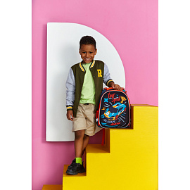 Ранец Комус Класс Your Speed синий с двумя отделениями (с наполнителем)