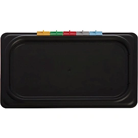 Крышка для гастроемкости Restola GN 1/1 53x32.5 см полипропилен чёрная