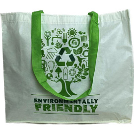 Сумка хозяйственная АВМ Thinkgreen RPET разноцветная (39x15x44 см)