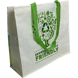 Сумка хозяйственная АВМ Thinkgreen RPET разноцветная (39x15x44 см)