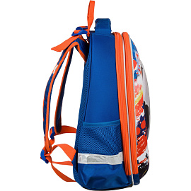 Ранец Комус Класс 3D football синий с двумя отделениями