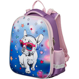 Ранец Комус Класс 3D Pug Dog с двумя отделениями фото Ранец Комус Класс 3D Pug Dog с двумя отделениями