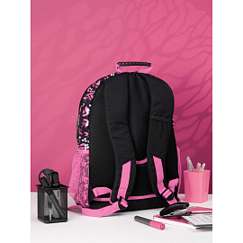 Рюкзак + мешок ортопедический Комус Класс Complex Sakura Black чёрный/розовый фото Рюкзак + мешок ортопедический Комус Класс Complex Sakura Black чёрный/розовый
