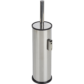 Ершик для унитаза Luscan настенный с подставкой из нержавеющей стали цилиндрический серебристый