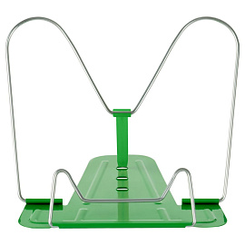 Подставка для книг Стамм металлическая зелёная