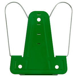 Подставка для книг Стамм металлическая зелёная