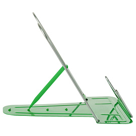 Подставка для книг Стамм металлическая зелёная