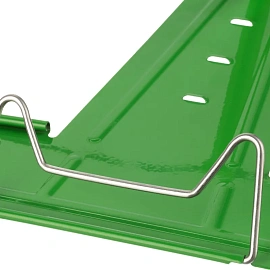 Подставка для книг Стамм металлическая зелёная