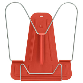 Подставка для книг Стамм металлическая красная