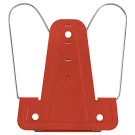 Подставка для книг Стамм металлическая красная