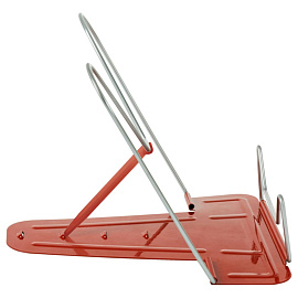 Подставка для книг Стамм металлическая красная