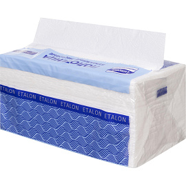 Полотенца бумажные листовые Luscan Professional H3 V-сложение (ZZ) 2-слойные белые 18 пачек по 200 листов