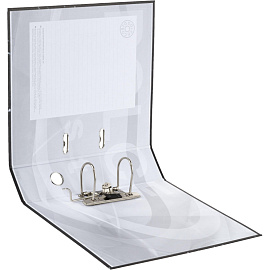 Папка-регистратор 75 мм чёрная бумага