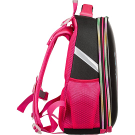 Ранец Комус Класс Мечтай анатомический черный с двумя отделениями