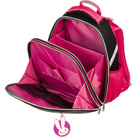 Ранец Комус Класс Мечтай анатомический черный с двумя отделениями