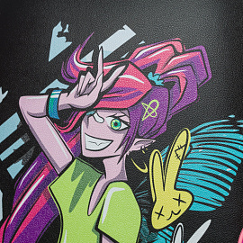 Ранец Комус Класс Мечтай анатомический черный с двумя отделениями