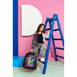 Ранец Комус Класс Мечтай анатомический черный с двумя отделениями