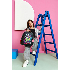 Ранец Комус Класс Мечтай анатомический черный с двумя отделениями