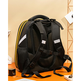 Ранец Комус Класс Leo анатомический бежевый с двумя отделениями