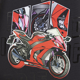 Ранец Комус Класс Basic Urban Moto анатомический черный с двумя отделениями