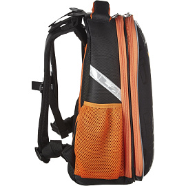 Ранец Комус Класс Basic Urban Car анатомический черный с двумя отделениями