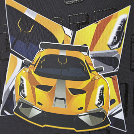 Ранец Комус Класс Basic Urban Car анатомический черный с двумя отделениями