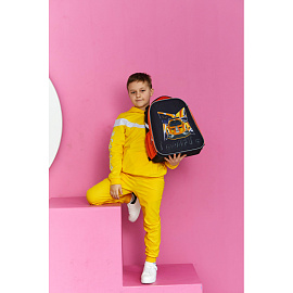 Ранец Комус Класс Basic Urban Car анатомический черный с двумя отделениями