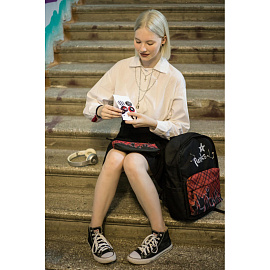 Рюкзак Комус Класс Панк черный