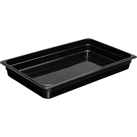 Гастроёмкость Restola GN 1/1 53x32.5x6.5 см 9 л полипропилен чёрная