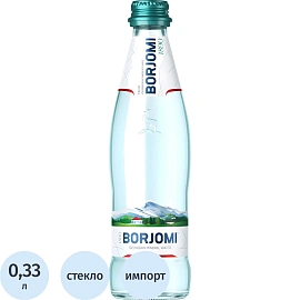 Вода минеральная Боржоми лечебно-столовая газированная 0.33 л