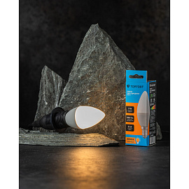 Лампа светодиодная TOPFORT 7 Вт E14 C 3000 К 560 Лм матовая