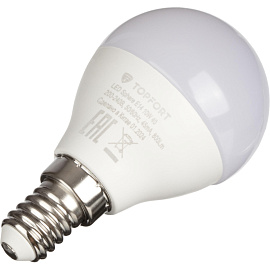 Лампа светодиодная TOPFORT 10 Вт E14 G 4000 К 800 Лм матовая