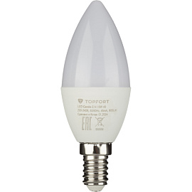 Лампа светодиодная TOPFORT 10 Вт E14 C 4000 К 800 Лм матовая