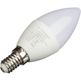 Лампа светодиодная TOPFORT 10 Вт E14 C 3000 К 800 Лм матовая