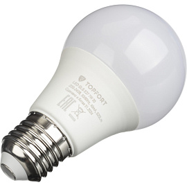 Лампа светодиодная TOPFORT 7 Вт E27 A 3000 К 520 Лм матовая