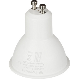 Лампа светодиодная TOPFORT 6 Вт GU10 MR 2700 К 430 Лм матовая