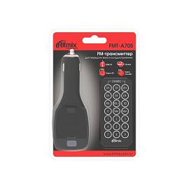 FM-трансмиттер Ritmix FMT-A705 черный (15118383) фото FM-трансмиттер Ritmix FMT-A705 черный (15118383)