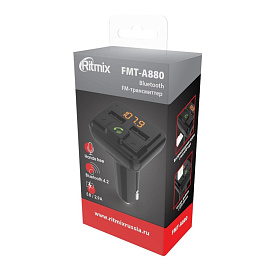 FM-трансмиттер Ritmix FMT-A880 (80001662)