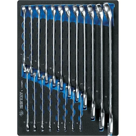 Набор ключей комбинированных, ложемент, 20 предметов KING TONY 9.1220MRV