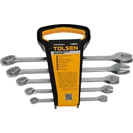 Набор ключей комбинированных, 8-19 мм, 5 предметов TOLSEN 15886