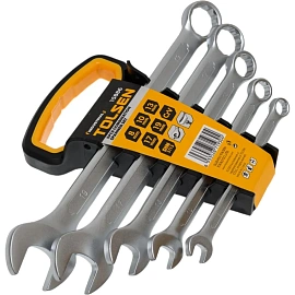 Набор ключей комбинированных, 8-19 мм, 5 предметов TOLSEN 15886