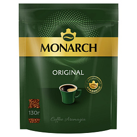 Кофе растворимый сублимированный Monarch Original 130 г (пакет)