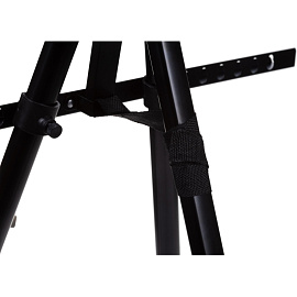 Мольберт напольный Комус Арт черный с чехлом холст до 82 см