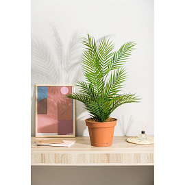 Горшок для цветов с поддоном Idiland Mint 5 л терракотовый (18.4x24 см)