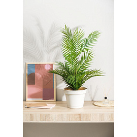 Горшок для цветов с поддоном Idiland Mint 5 л светло-бежевый (18.4x24 см)