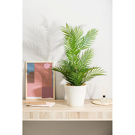 Горшок для цветов Idiland Velvet 5 л с внутренней вставкой 4.35 л светло-бежевый (20.8x23 см)