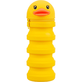 Пенал-тубус односекционный Комус Класс Утенок желтый